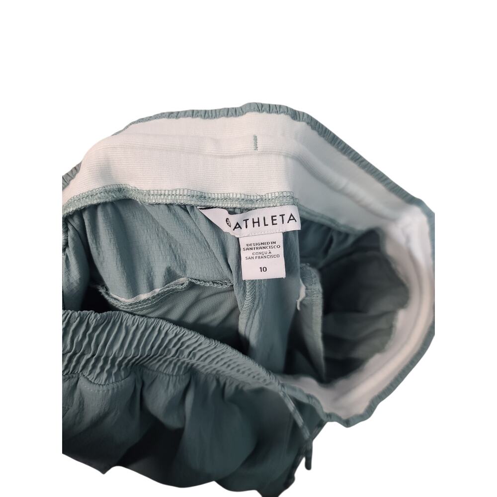Athleta Light Blue Cropped Drawstring Pants - Picture 4 of 7